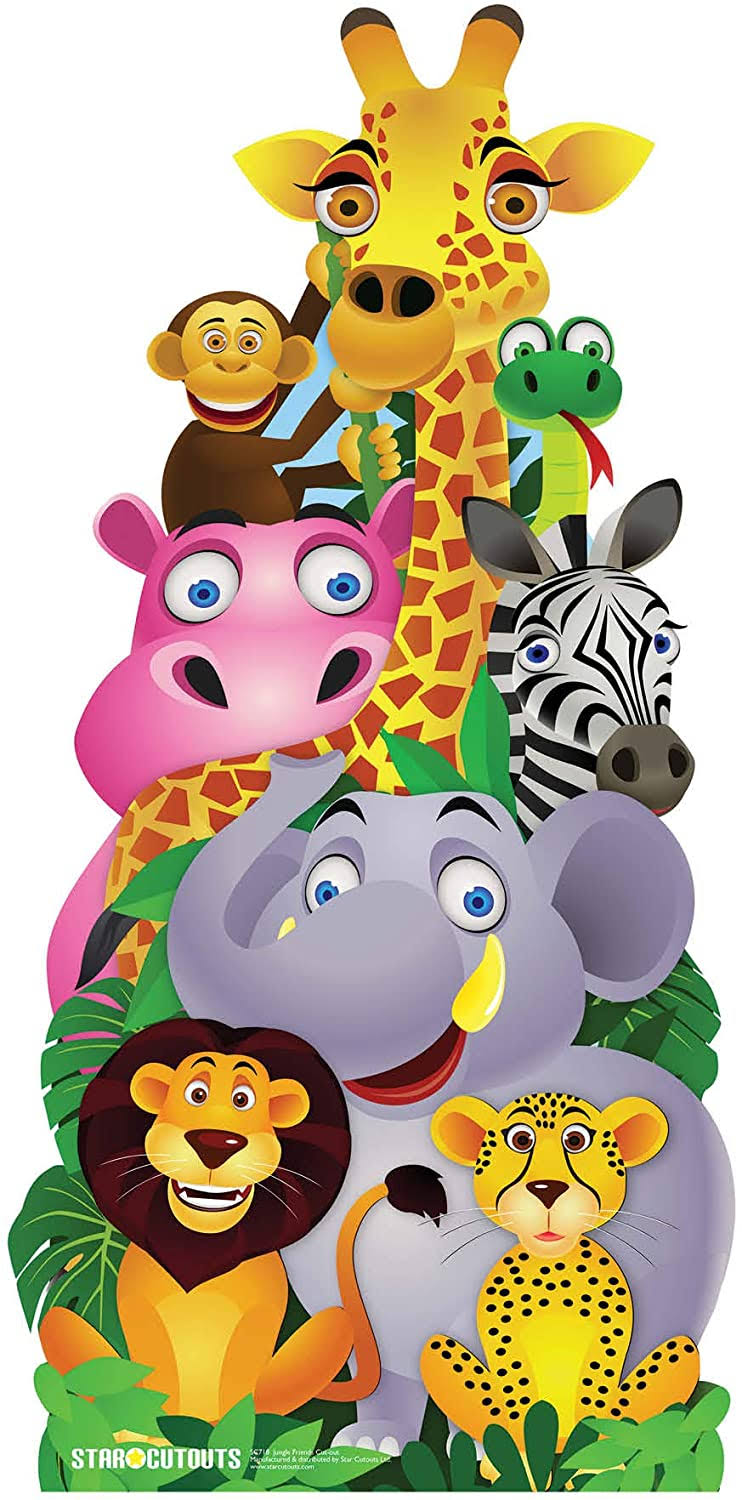 Jungle Pile Up Cut Out H84748
