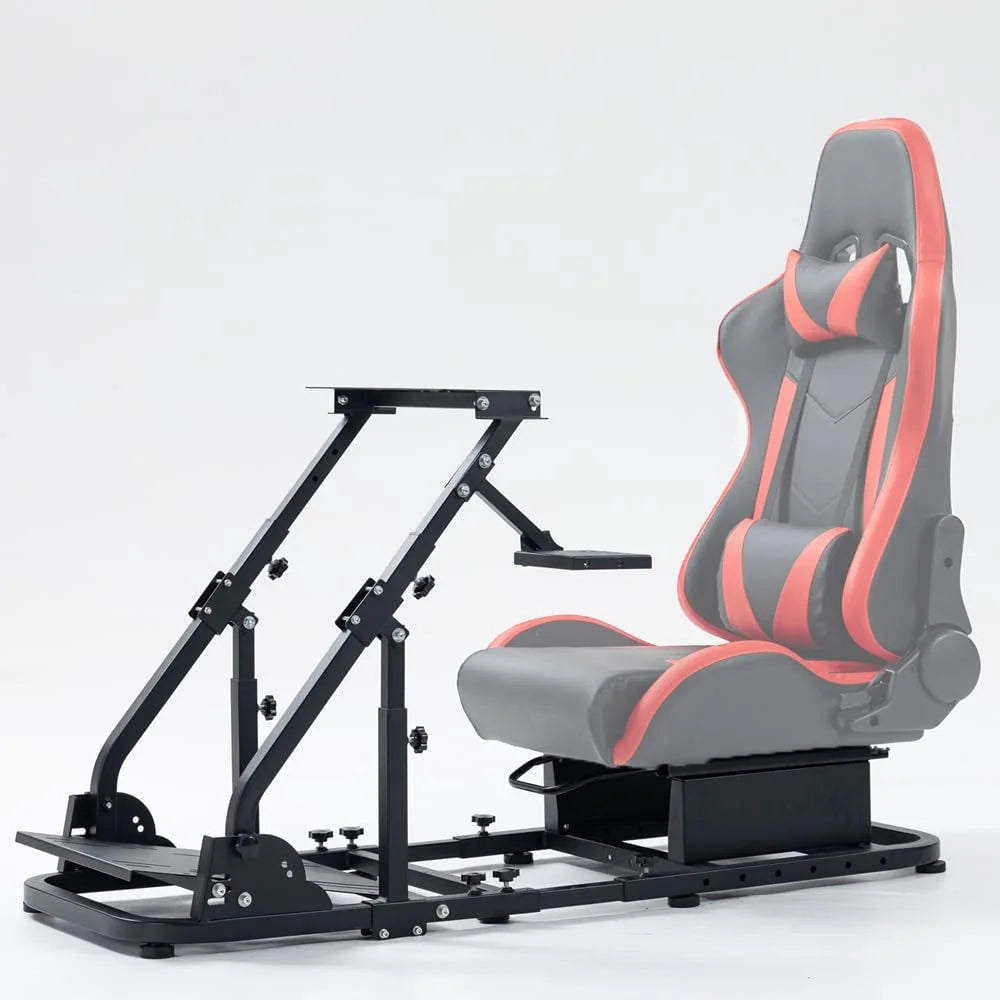 Racing Simulator Cockpit with Dual Reinforcement Arms H198