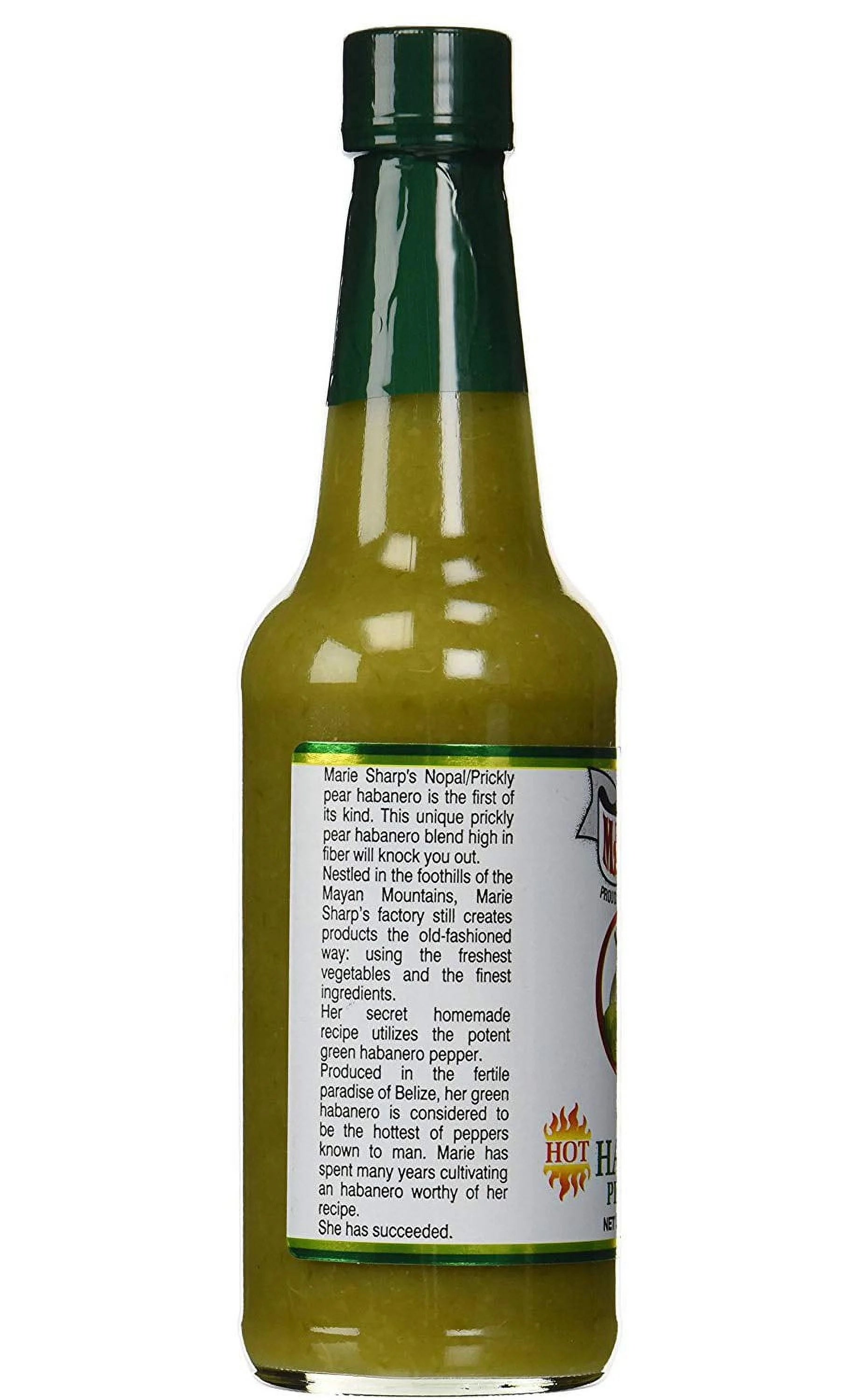 Nopal Green Habanero Pepper Sauce, 10 oz, Pack of 2 N584541
