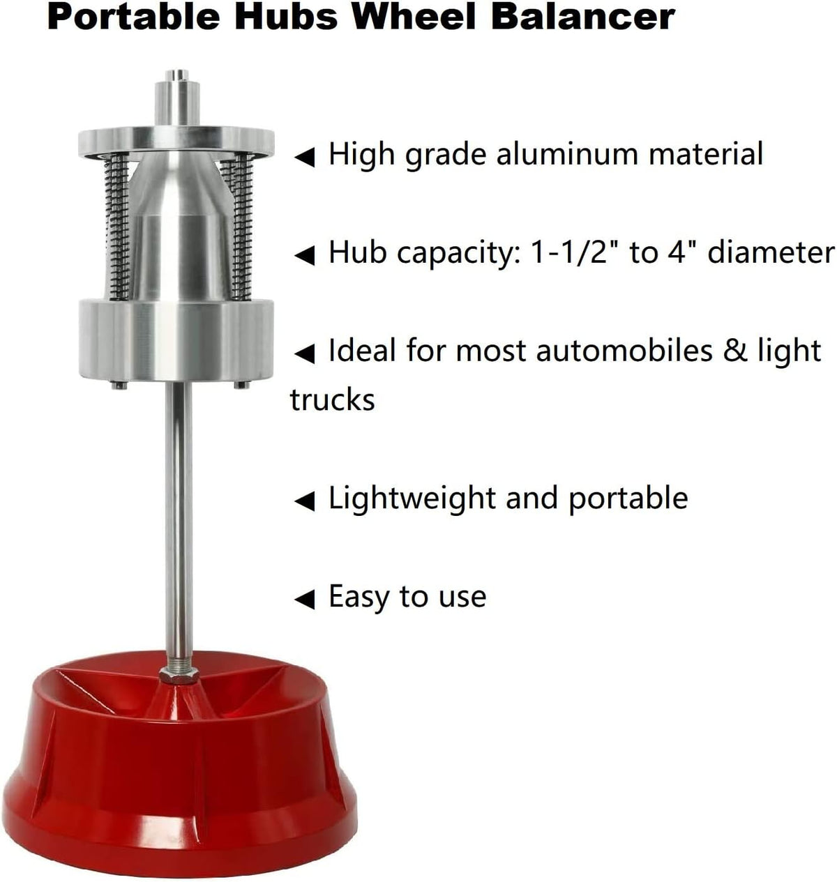Portable Wheel Balancer with Bubble Level Tire Changer Pack of 2 Z22126