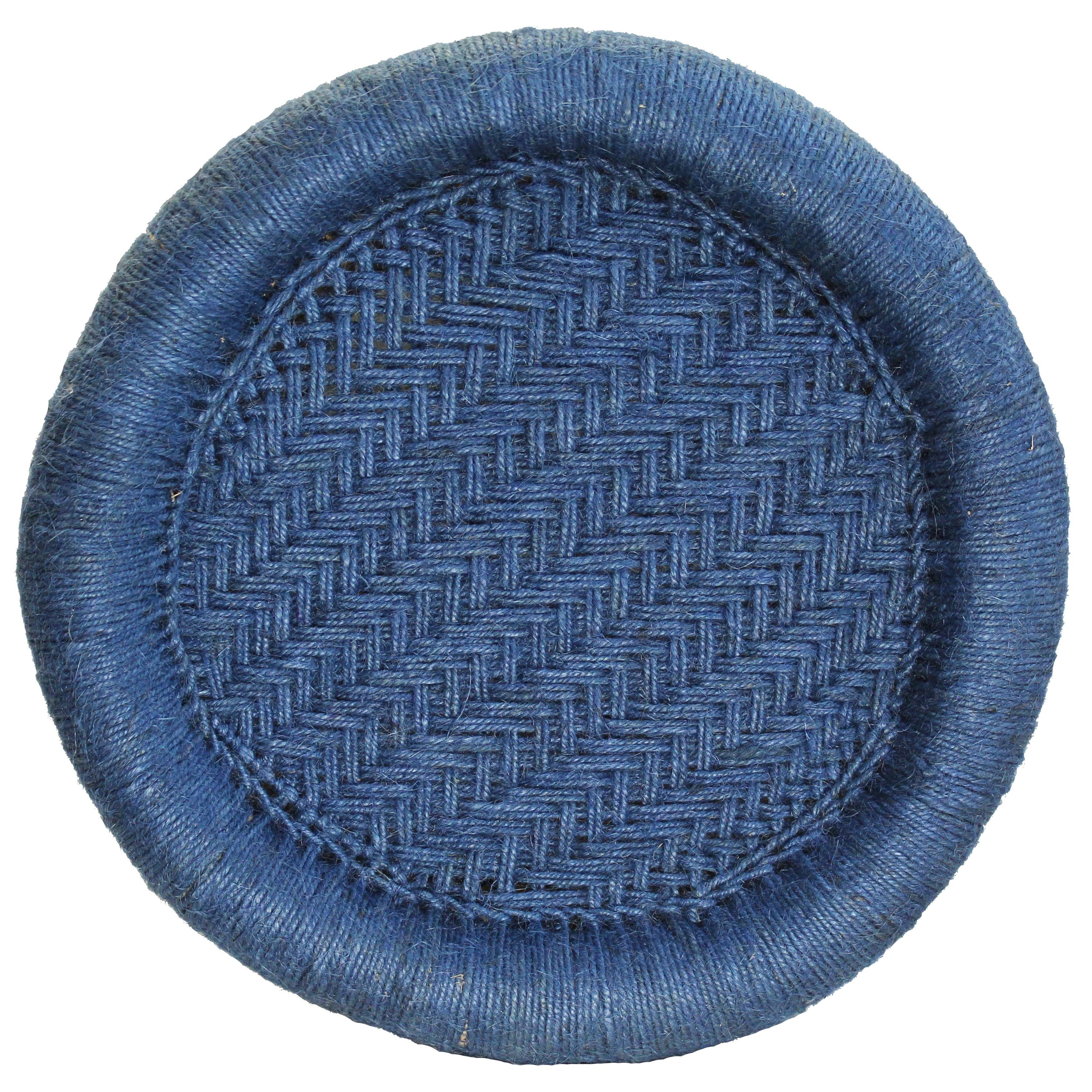 Orange Jute Accent Stool (Set of 2) F79922