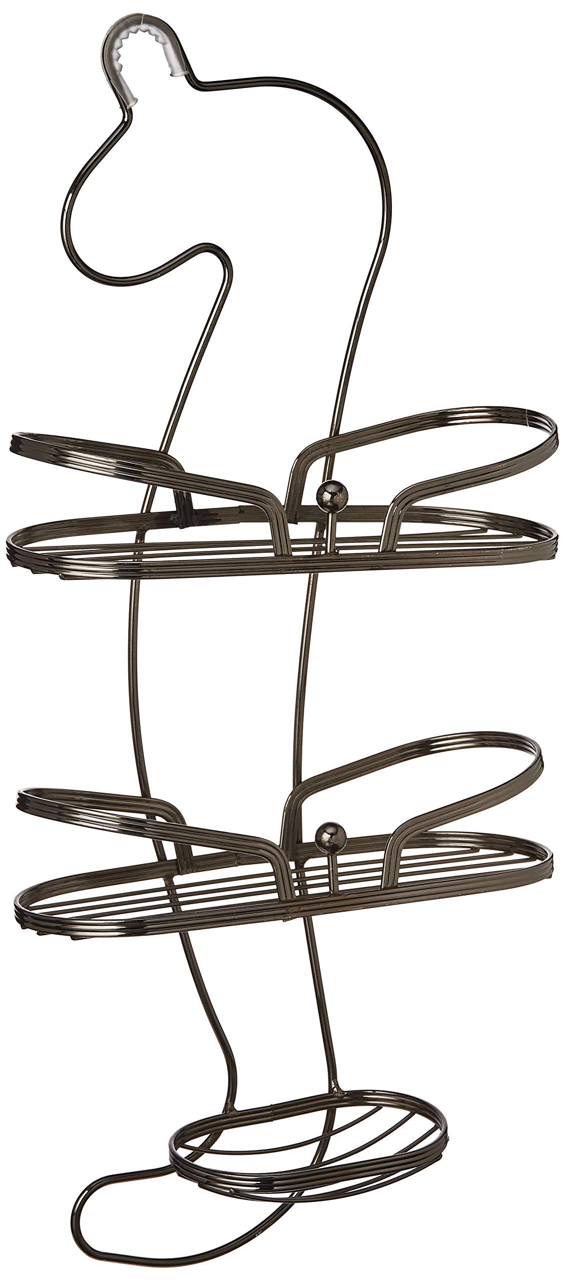 Onyx Swan Black Shelf Organizer Rack B634846