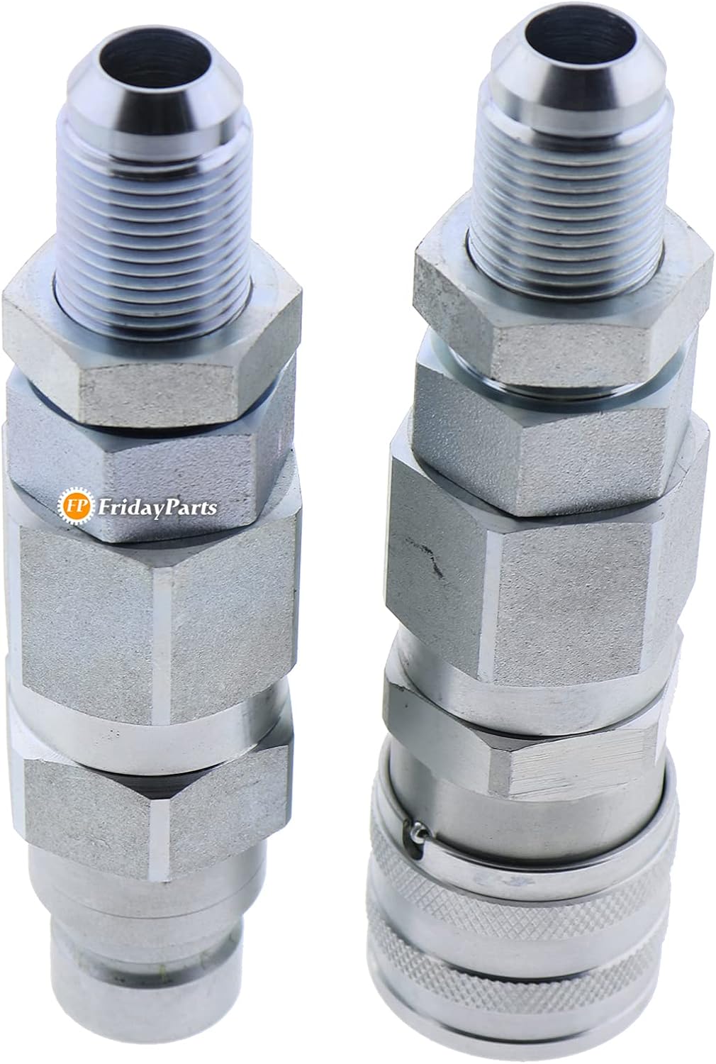 1/2 Flat Face Hydraulic Quick Connect Coupler Set Y617045
