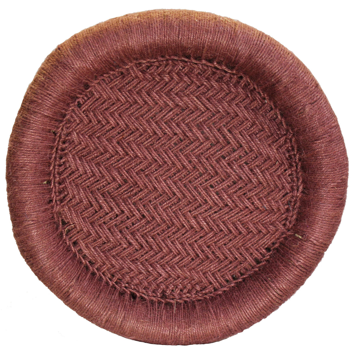 Orange Jute Accent Stool (Set of 2) F79922