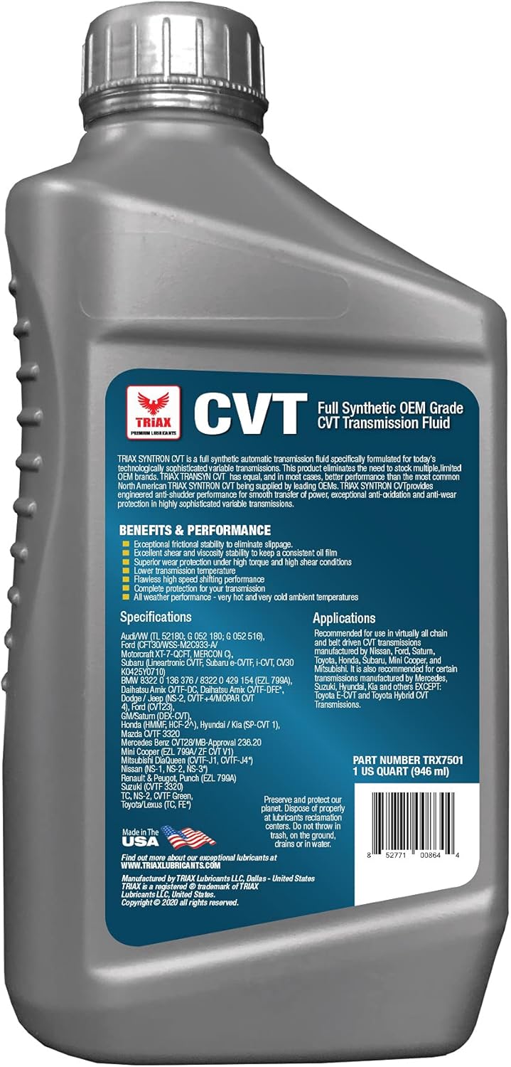 12 Quart Full Synthetic Transmission Fluid P9889