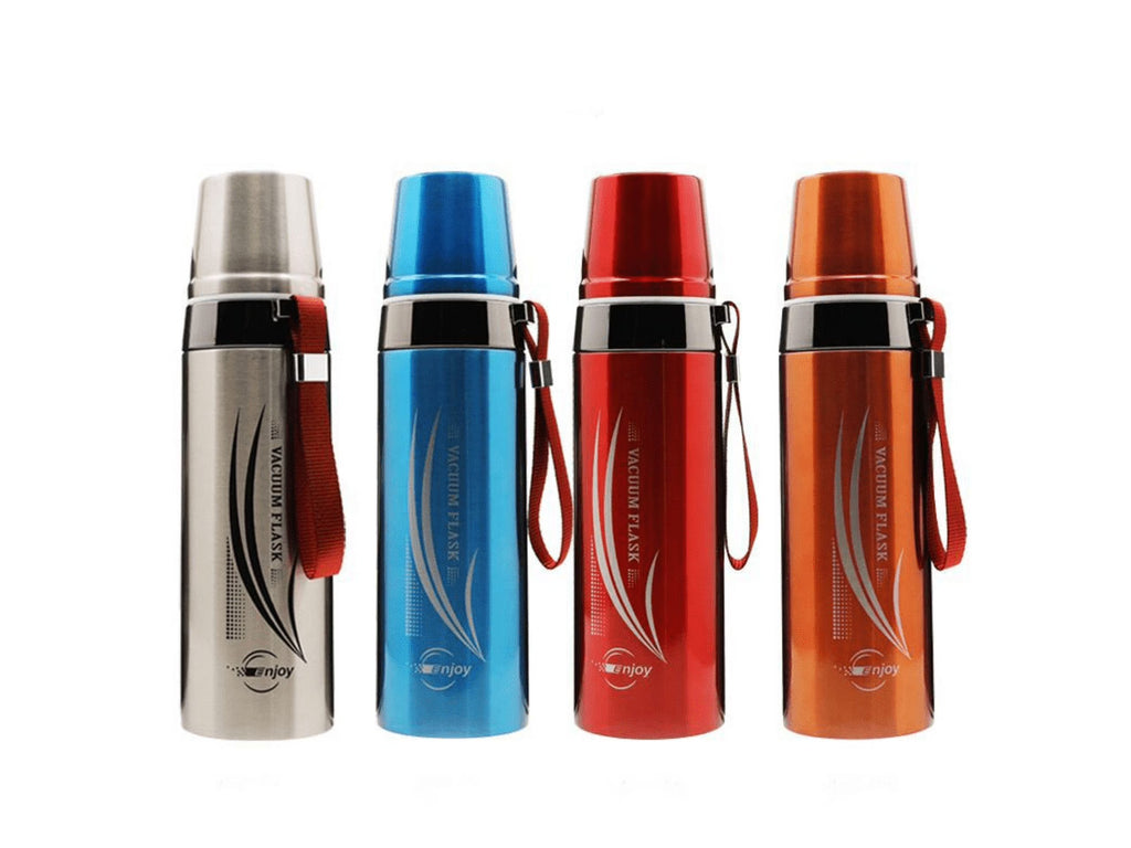 750ML Blue Stainless Steel Vacuum Flask Water Bottle W212