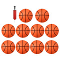 Mini Basketballs Inflatable Rubber Balls Set V1706