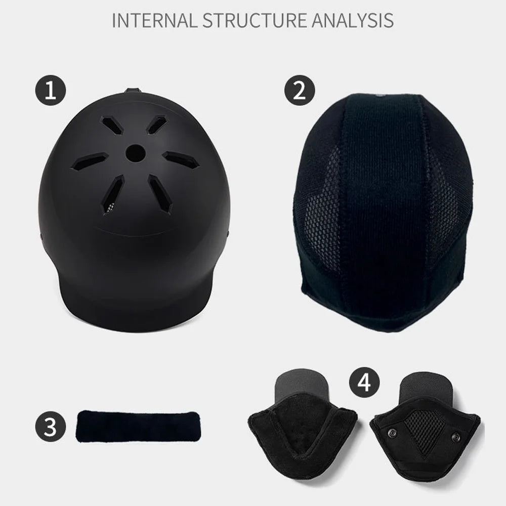 Ski Snowboard Helmets, Winter Cycling Helmets, Motorcycle Electric Bike Safety Gear U179812