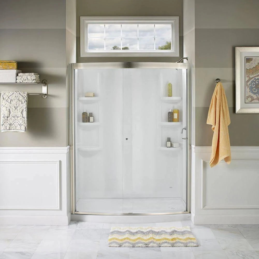 3-Piece Direct-to-Stud Shower Wall in Arctic White R834106