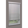 Cordless Faux Wood Blind, white, 24-3/4x22w x 3 C32387