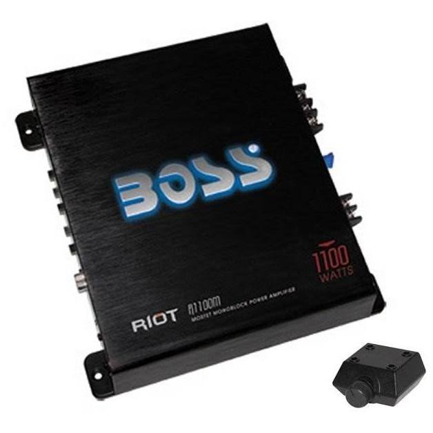 1100W Mono Car Audio Amplifier with 8 Gauge Wiring Kit W310