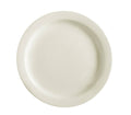 8 1/4x22 Ivory Narrow Rim Stoneware Plate - 36/Case H417517