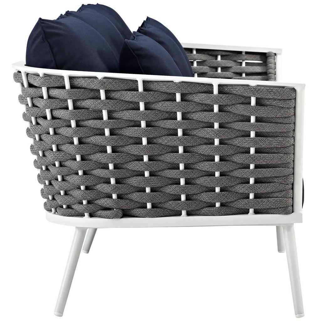 7 Piece Outdoor Patio Aluminum Sectional Sofa Set B1790