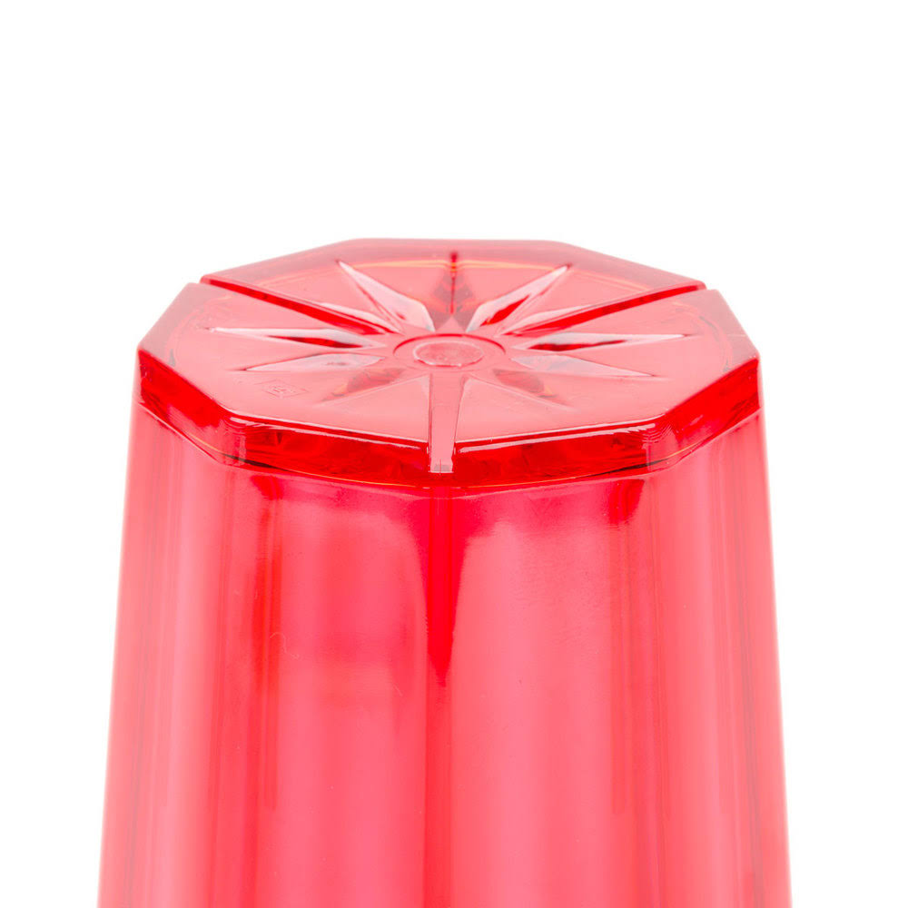 Red Poly Tumbler Glass O16010