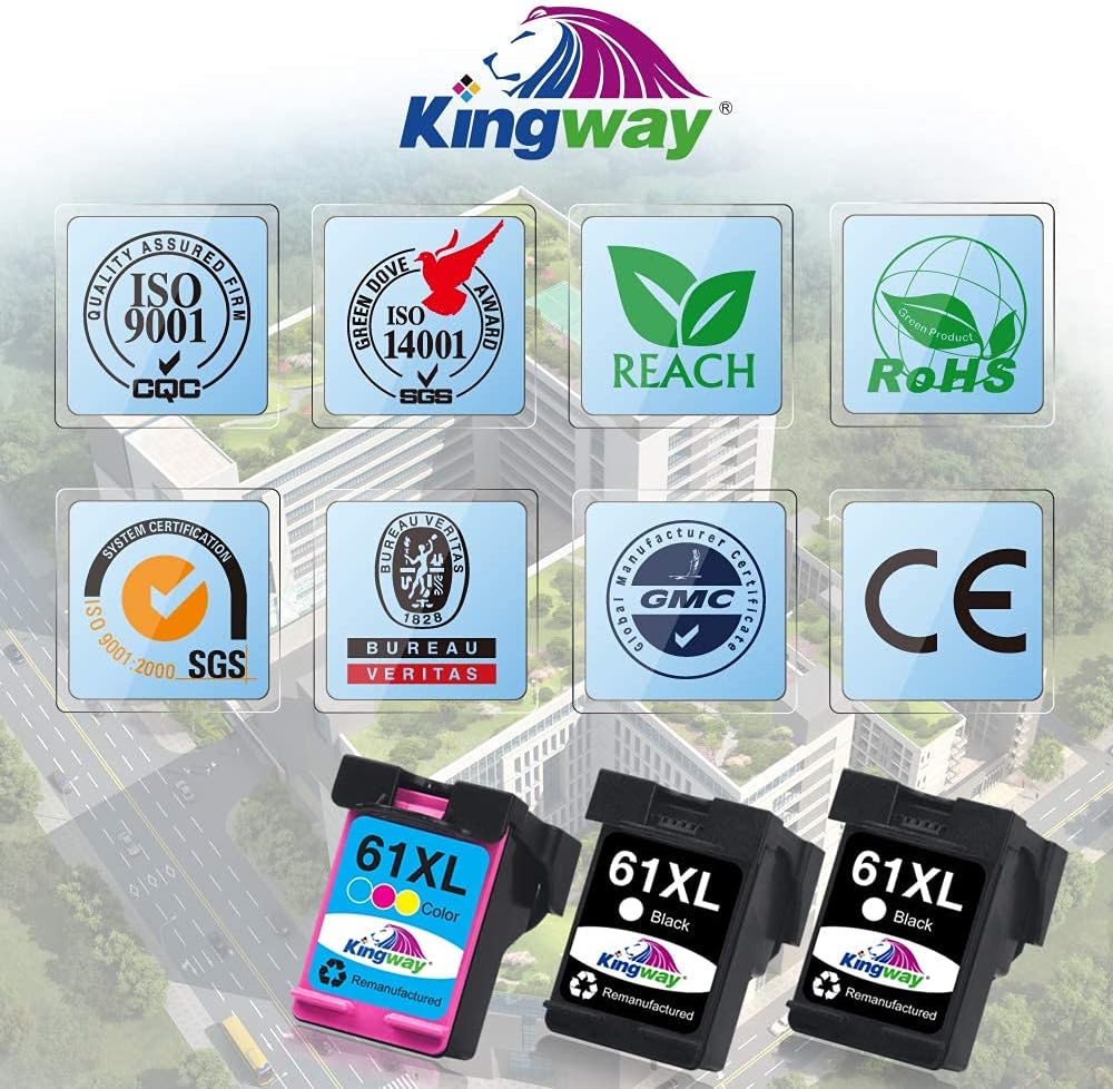 2 Black 1 Tri-Color Remanufactured Ink Cartridge D665