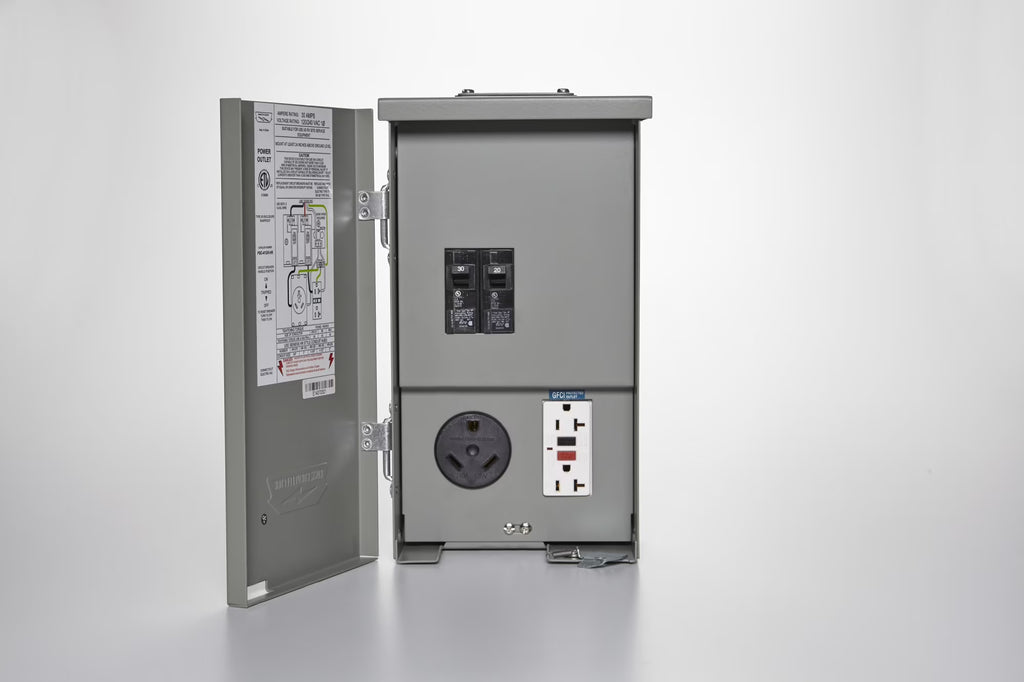 Outdoor Power Outlet, 120V, 30A Q70148