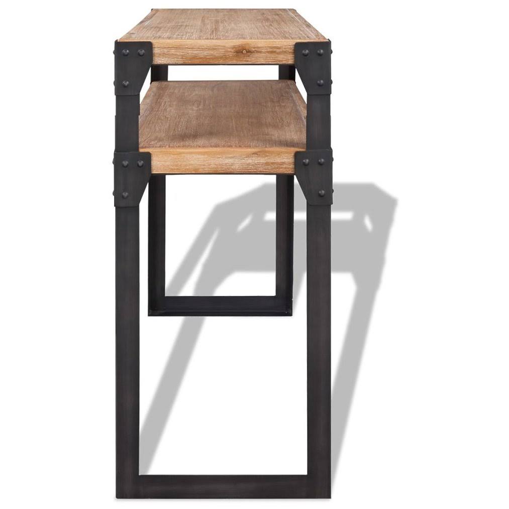 Solid Acacia Wood Console Table K32655