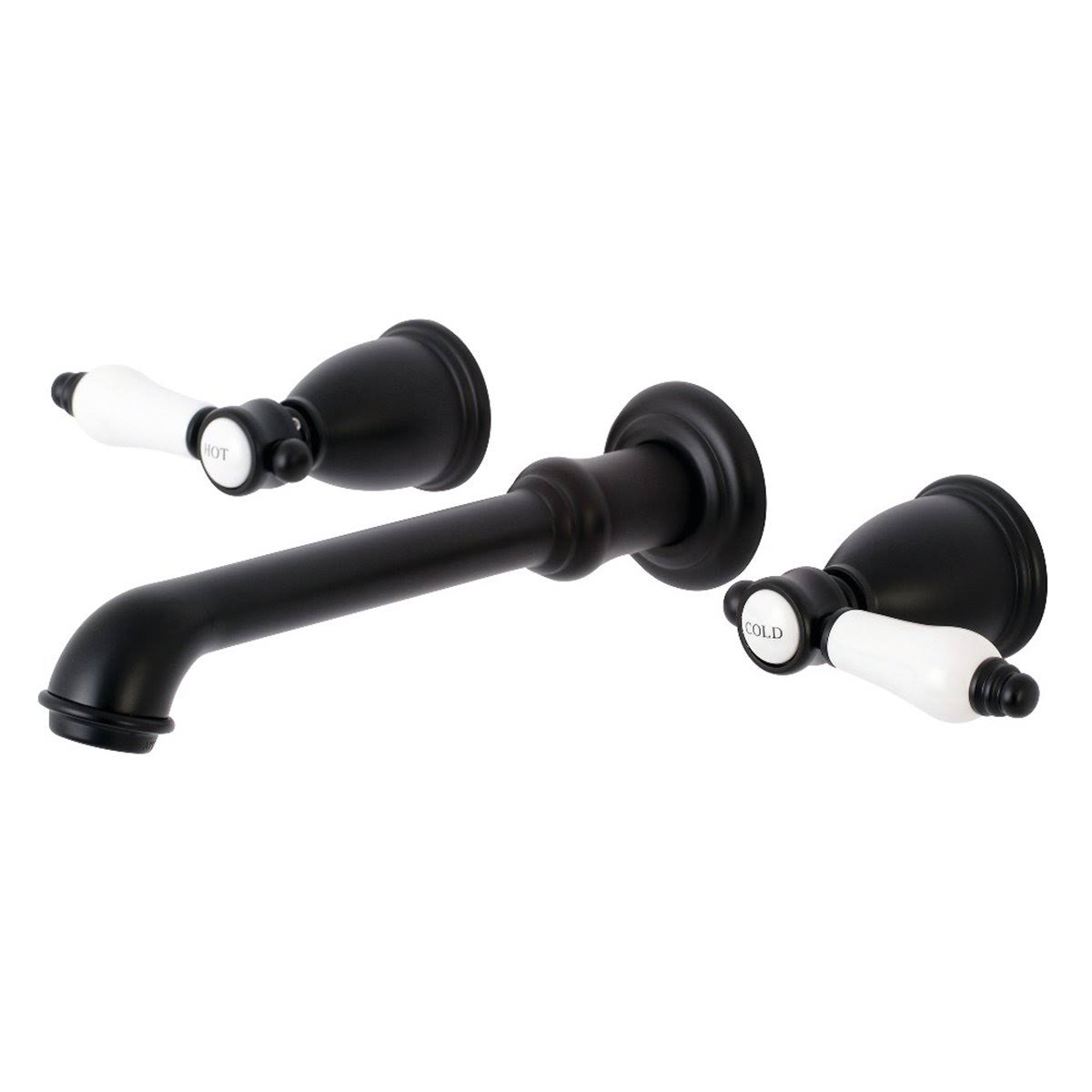 Satin Brass Wall Mount Bathroom Faucet H473850