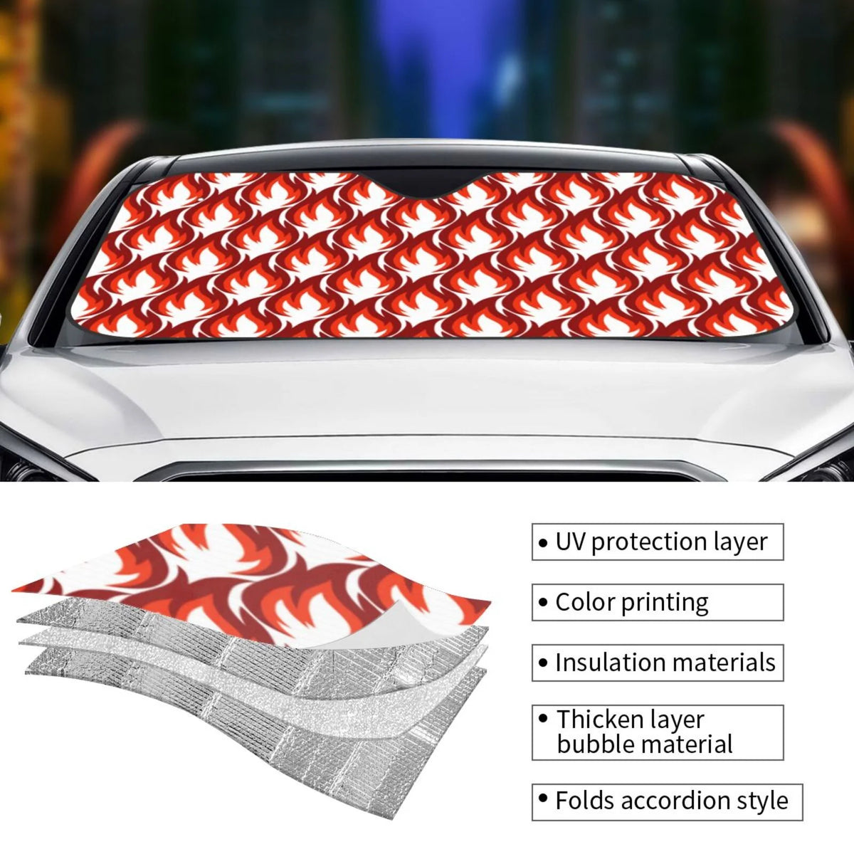 Foldable Car Windshield Sun Shade M566