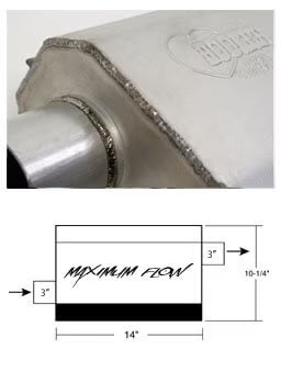 Exhaust Muffler V7084