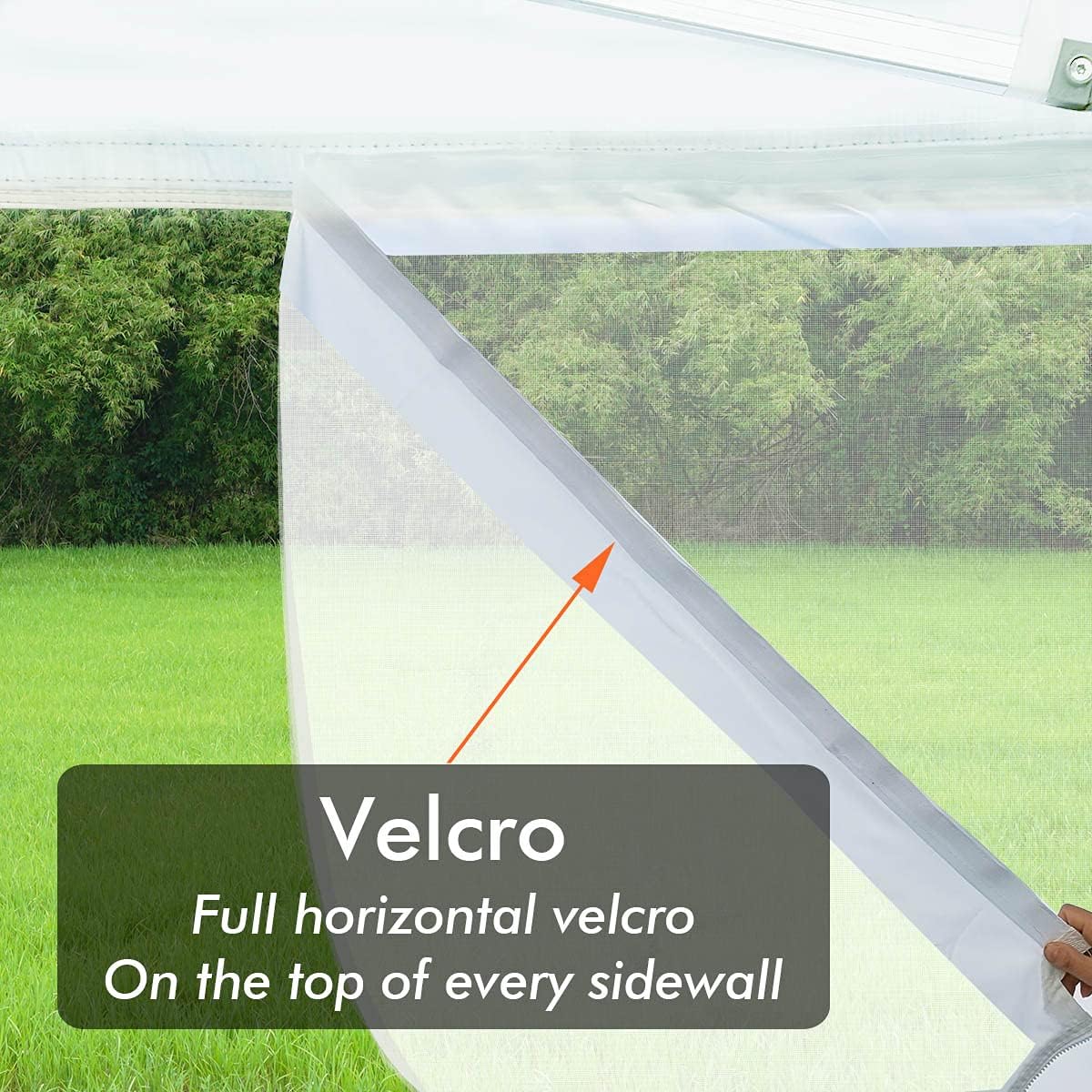 Mesh Sidewalls for 10' x 10' Pop-Up Tent Canopy L7030