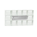Frameless Vented Clear Glass Block Window K31186