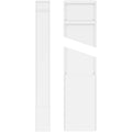 Plain PVC Pilaster with Decorative Capital & Base (Pair) Y6955
