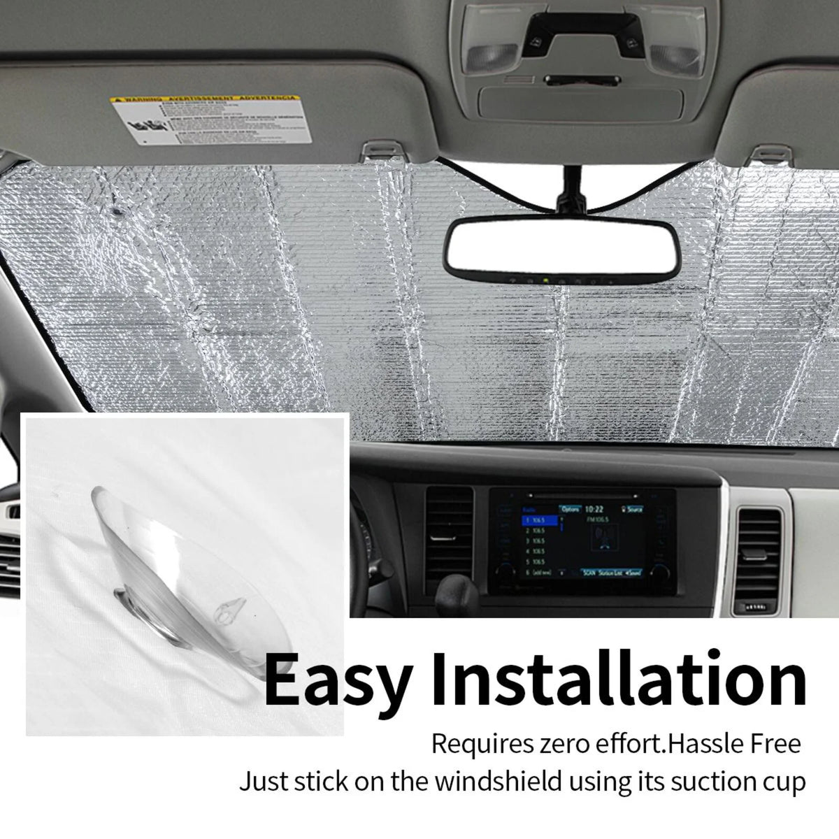 Foldable Car Windshield Sun Shade M566