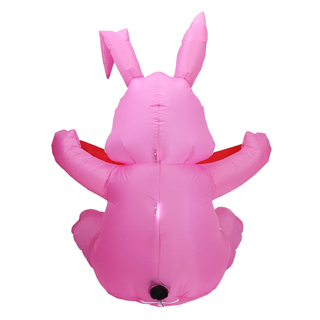 1.5m Inflatable LED Night Light Easter Bunny H373563