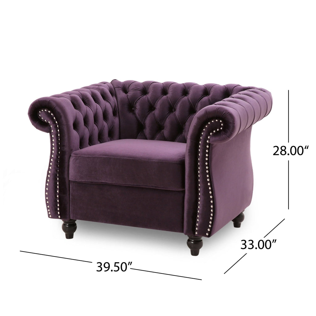 Chesterfield Club Chair Beige K7520