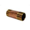 Red Brass Pipe Nipple J973