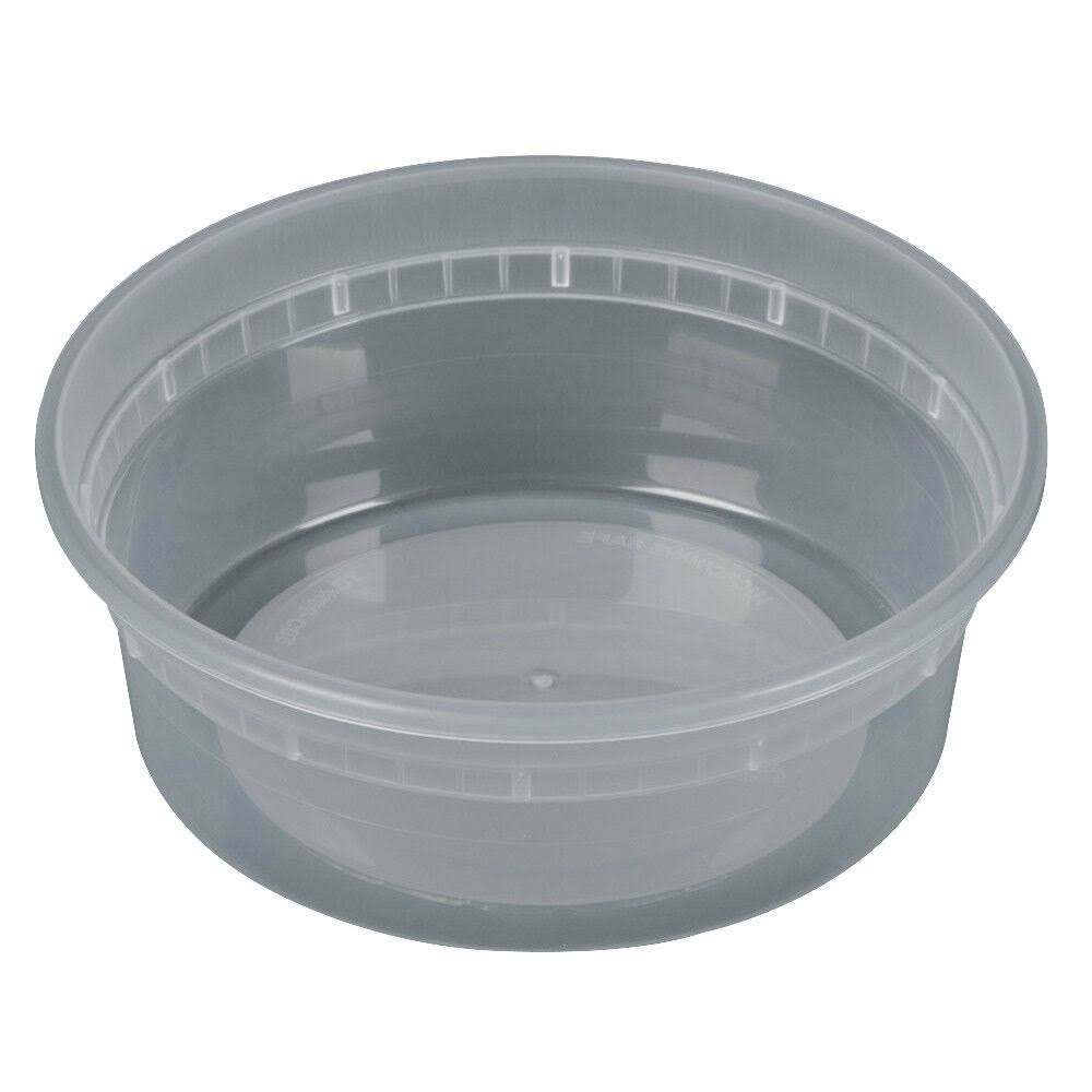 Translucent 8 oz Microwavable Container T4398