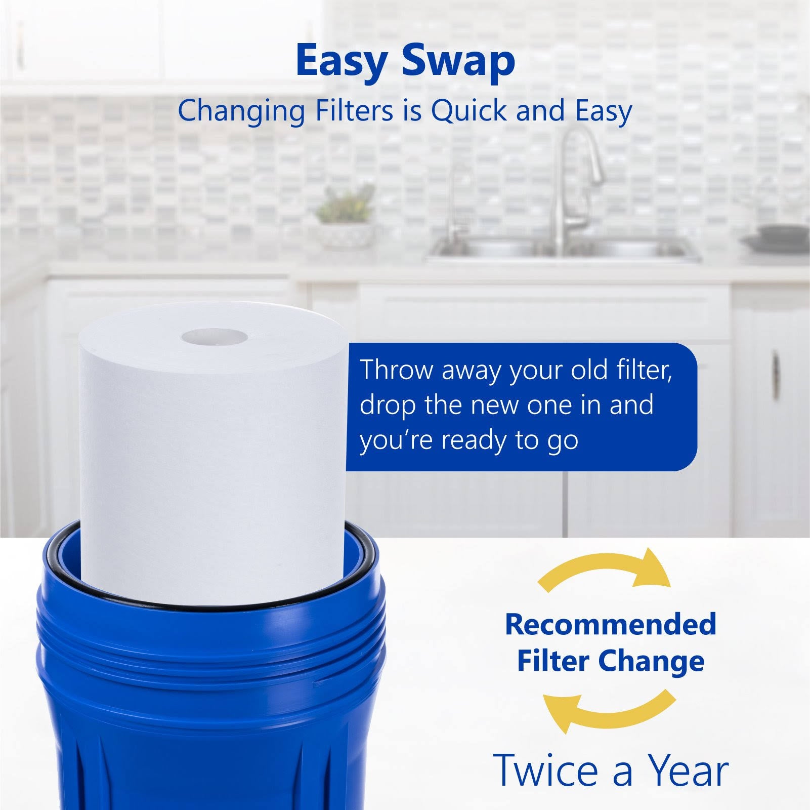 12 Pack Big Blue Sediment Replacement Filter T970052