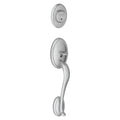 Satin Chrome Exterior Handleset K140872