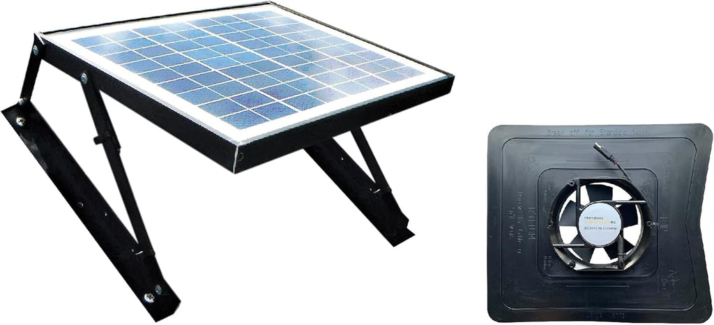 Solar Attic Fan with Crawl Space Adapter, 400 CFM S719360