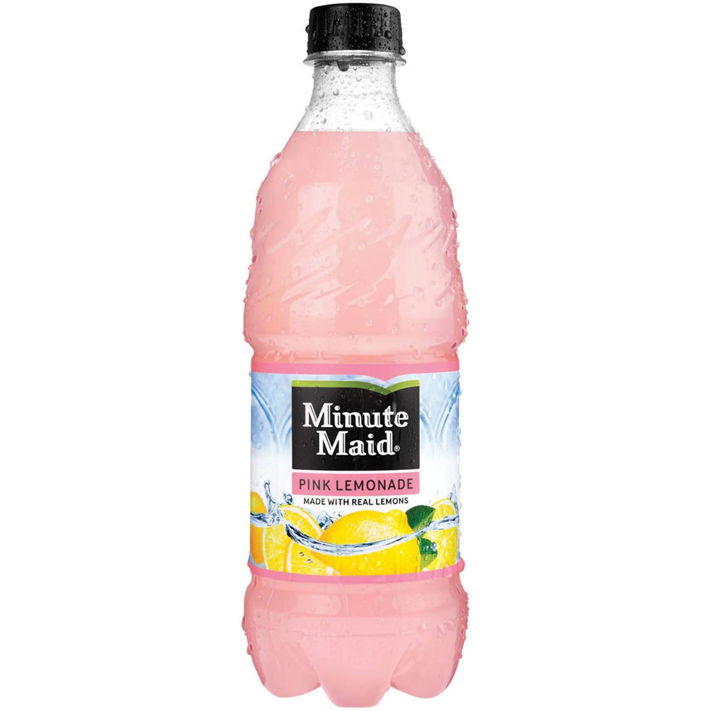 Lemonade and Pink Lemonade Juice Drink Variety Pack, 12 Units, 20oz Bottles J72745