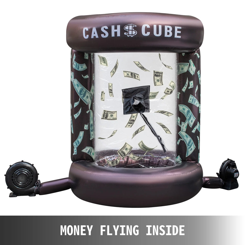 Inflatable Cash Cube Booth with Two Blowers C360