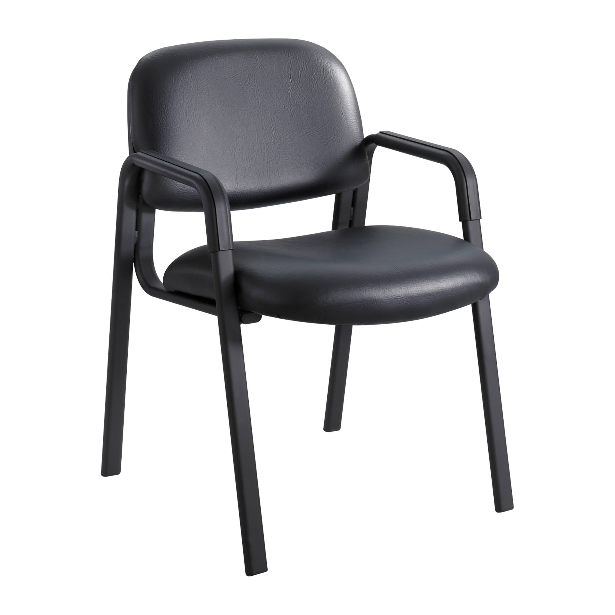 Black Vinyl Guest Chair X538354