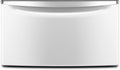 White Laundry Pedestal with Storage Drawer B46956