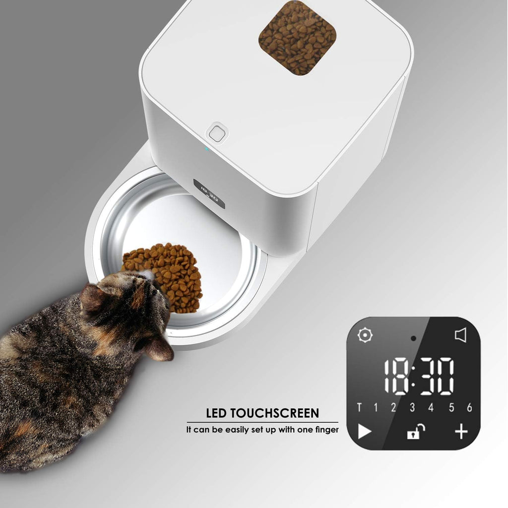 7L Automatic Cat Feeder with Voice Recorder, Pack of 2 H8885