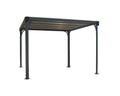10' x 10' Polycarbonate/Aluminum Gazebo J351148