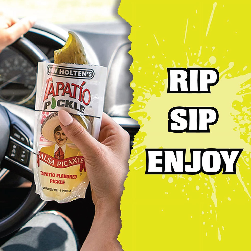 Jumbo Tapatio Salsa Pickle In-A-Pouch, 12x 5oz Pouches Y964743