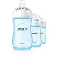 Natural Bottles 9 oz 3-Pack Blue V4065