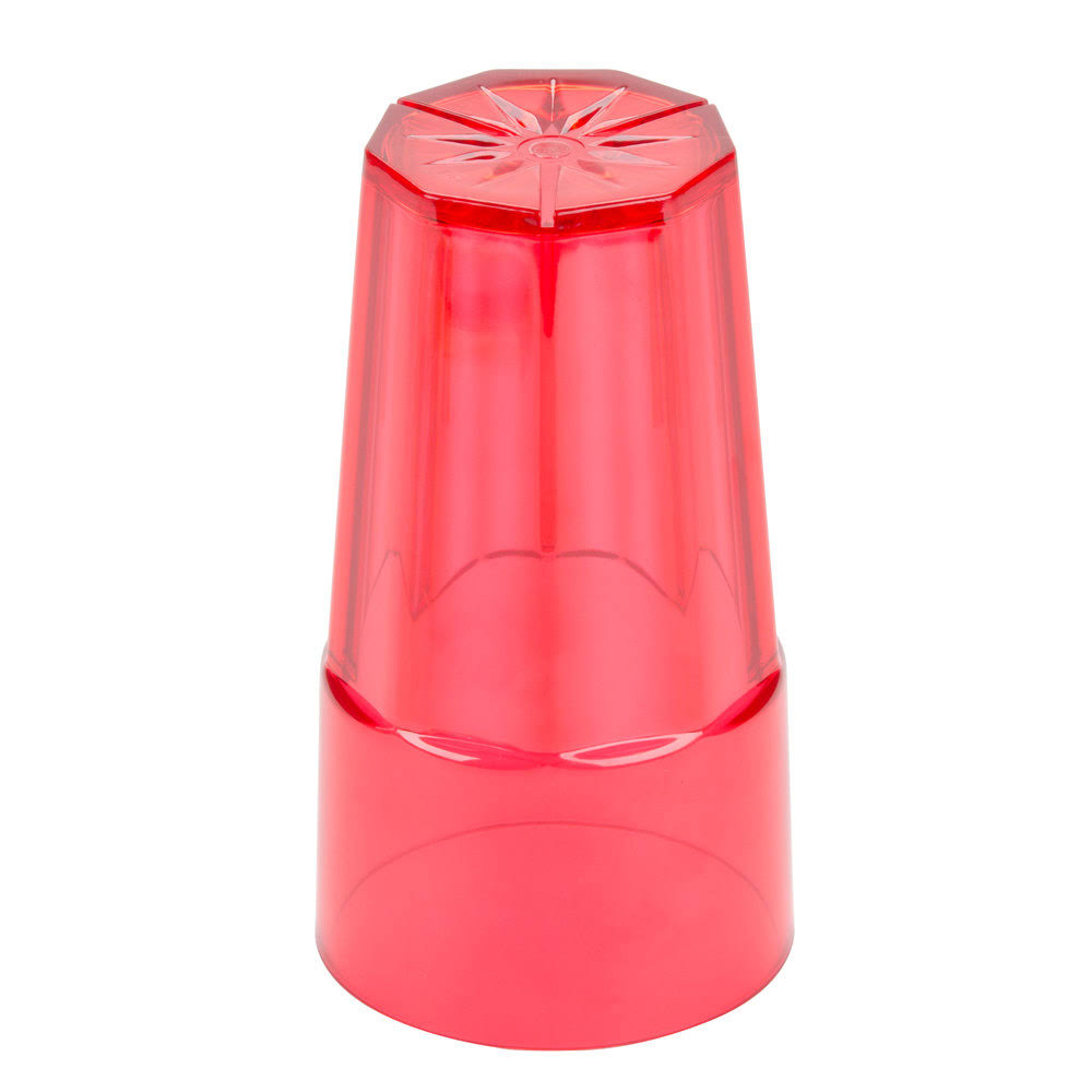 Red Poly Tumbler Glass O16010