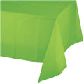 24 Fresh Lime Green Disposable Plastic Table Covers D717