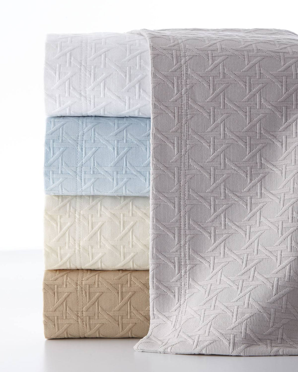 Taupe Matelasse Coverlet L298227