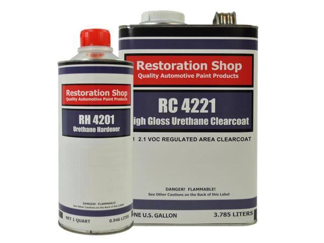 Red Urethane Basecoat Automotive Car Paint, 1 Gallon Kit D32693