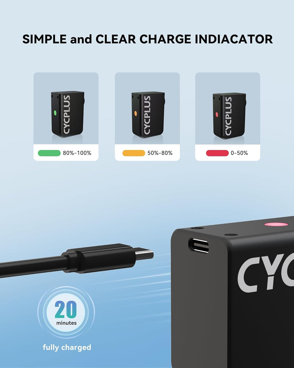 Tiny Electric Bicycle Pump with Type-C Rechargeable Battery J723401