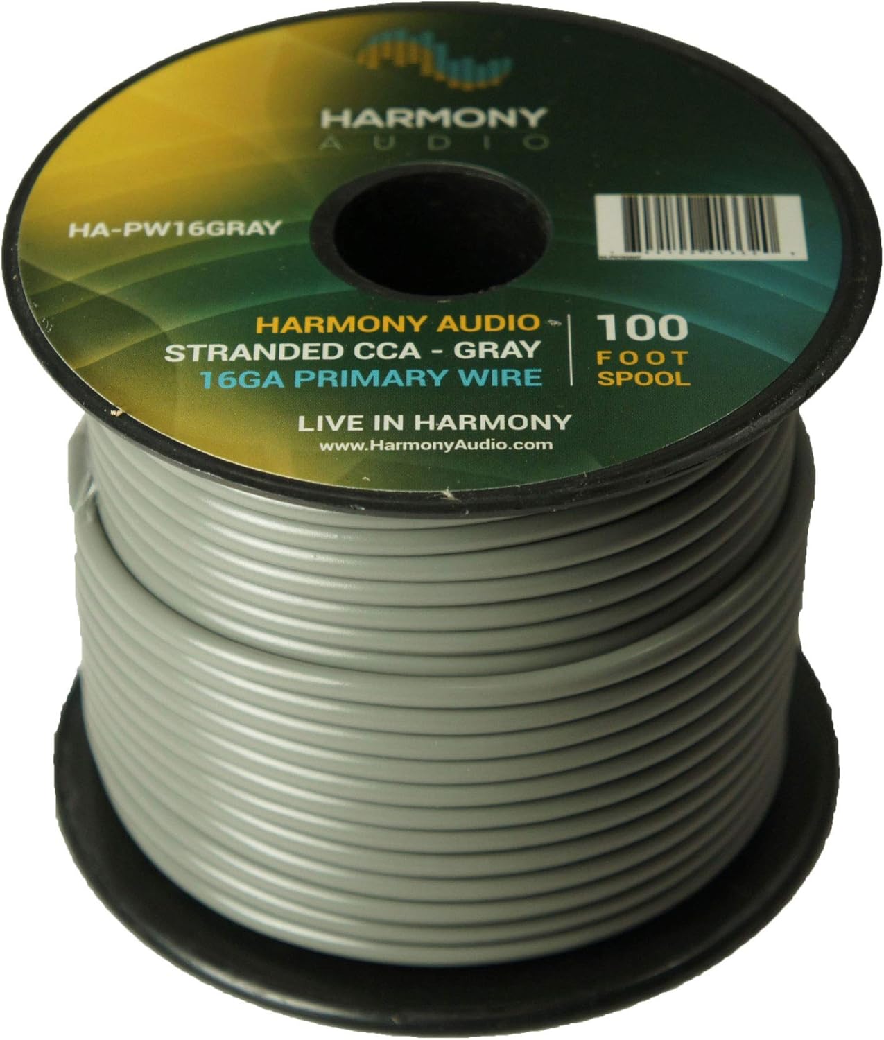 16 Gauge Single Conductor Power or Ground Wire - 10 Rolls - 1000 Feet - Color Mix F377562