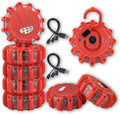 8 Pack Rechargeable LED Road Flares with Magnetic Base Z982